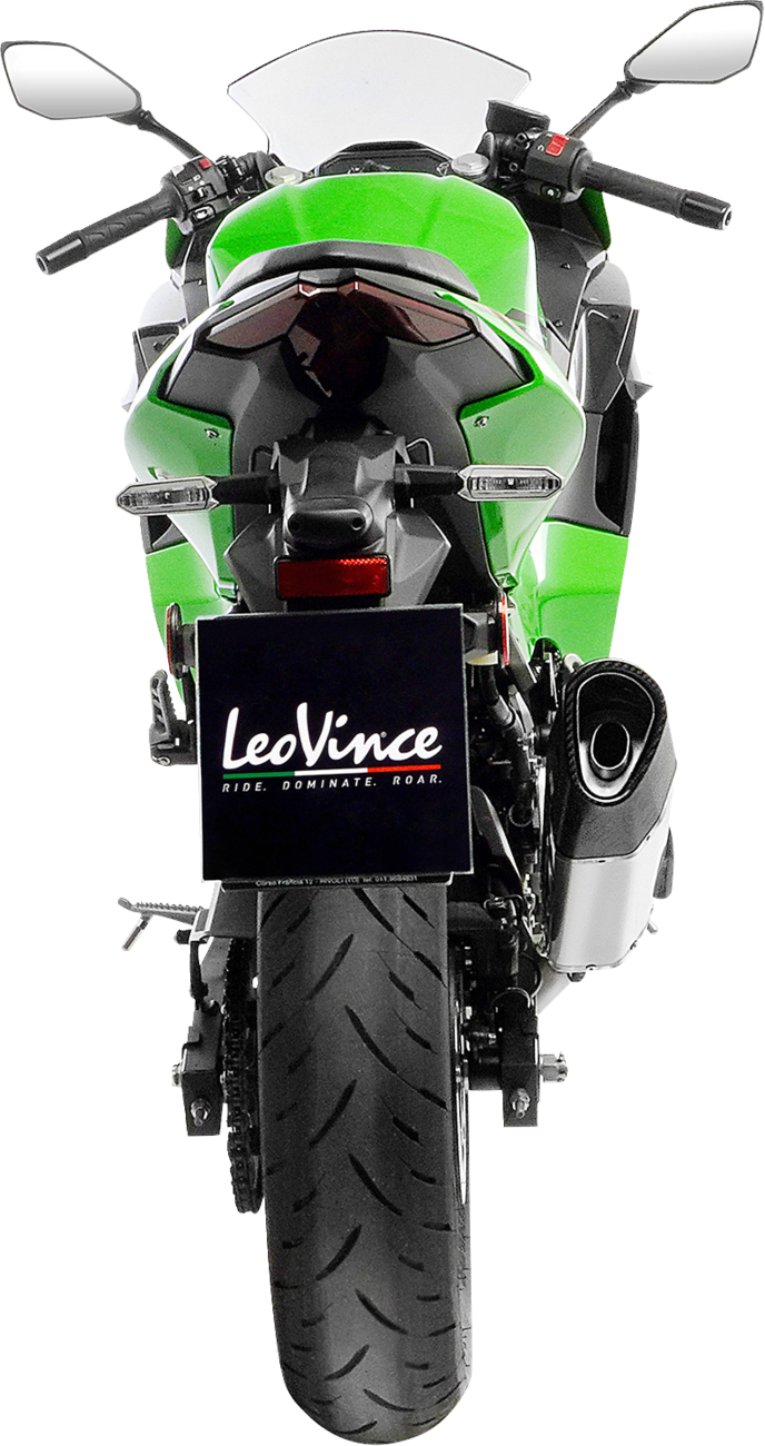 Leovince LV-14 Slip-On Muffler - Titanium - Yamaha Tenere 700