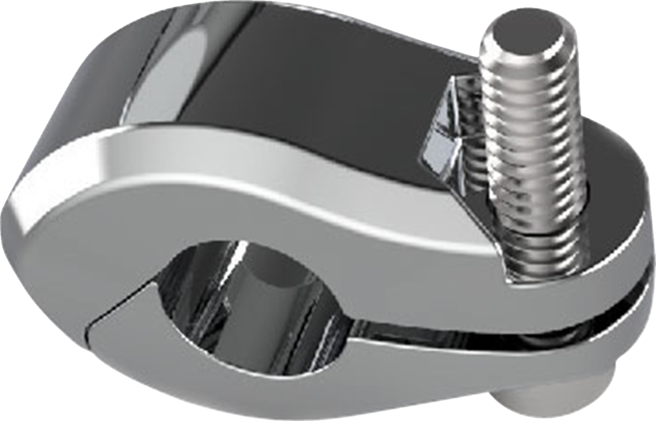 Ciro Flagpole Mount - for 1/2" Tube - Chrome