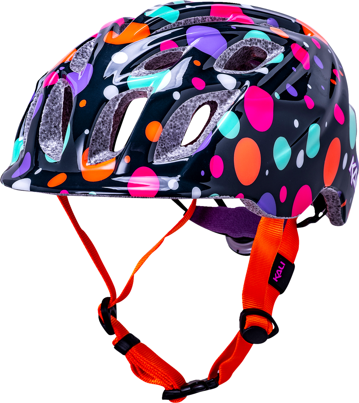 KALI Child Chakra Lighted Confetti Bicycle Helmet