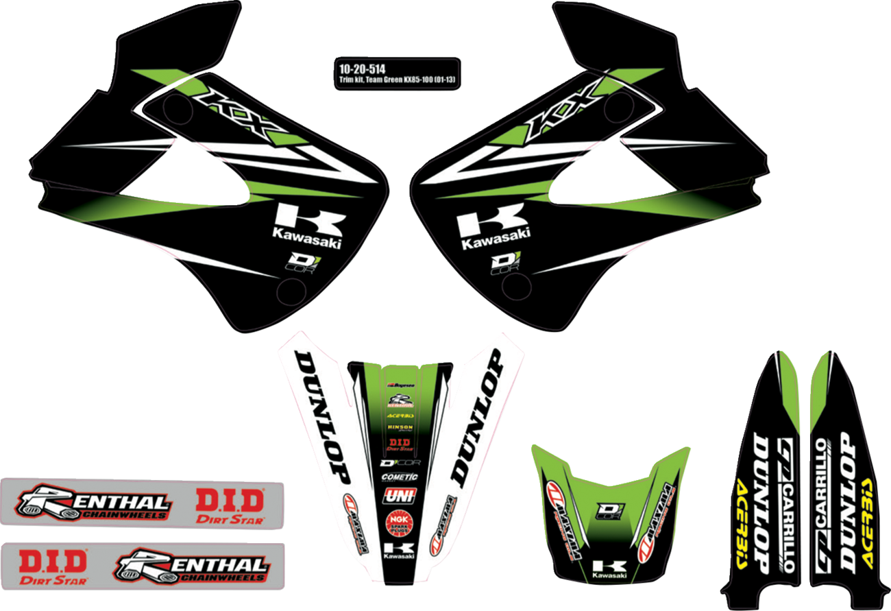 Team Green Graphics and Trim Kit