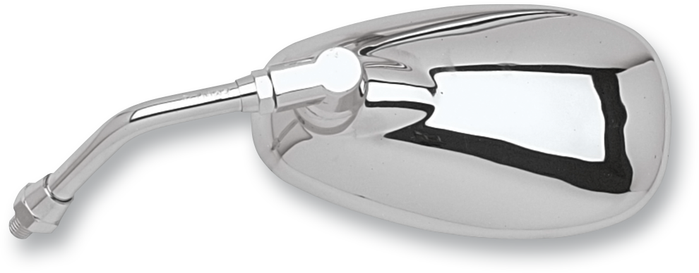 Emgo Mirror - Side View - Oval - Chrome - Left 1998-2005 Yamaha XVS650A V Star Classic / 1998-2005 Yamaha XVS650 V Star Custom