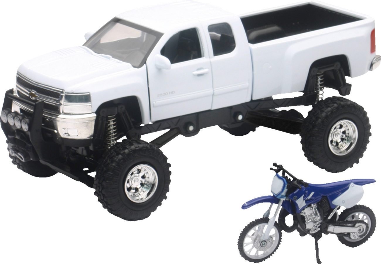 NEW RAY TOYS Truck w/Dirt Bike Replica