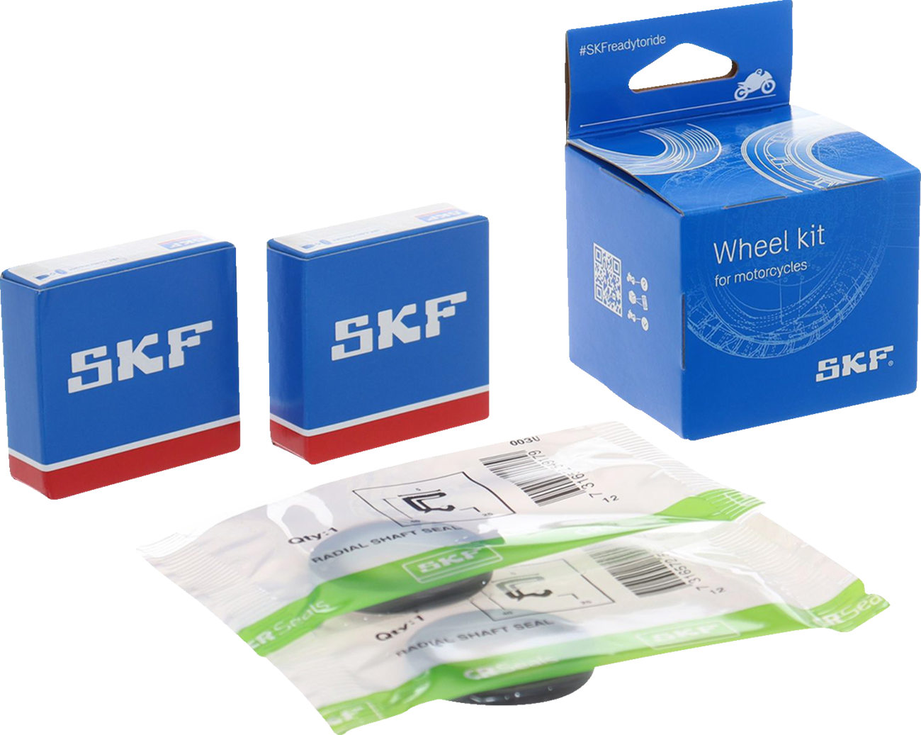 Skf Wheel Bearings with Seals Kit - Front Aprilia/BMW/Buell/Cagiva/Ducati