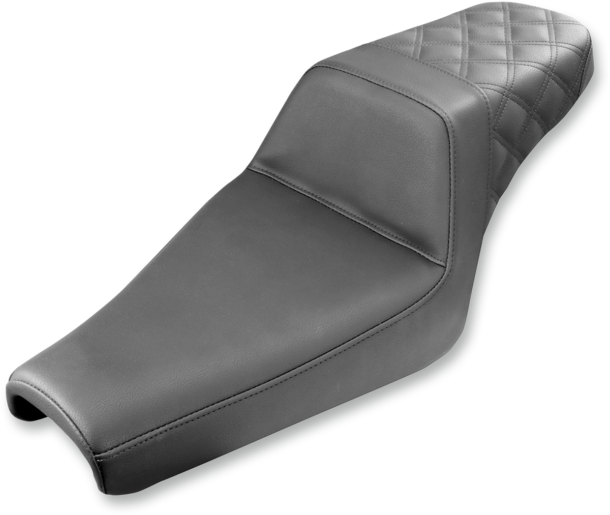 Saddlemen Step-Up LS Lattice Stitch Seat For Harley Sportster With 3.3 Gallon Tank 2004-2022