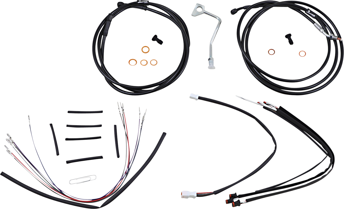 Burly Handlebar Cable Installation Kit For Harley Road Glide w/ ABS 2015-2016
