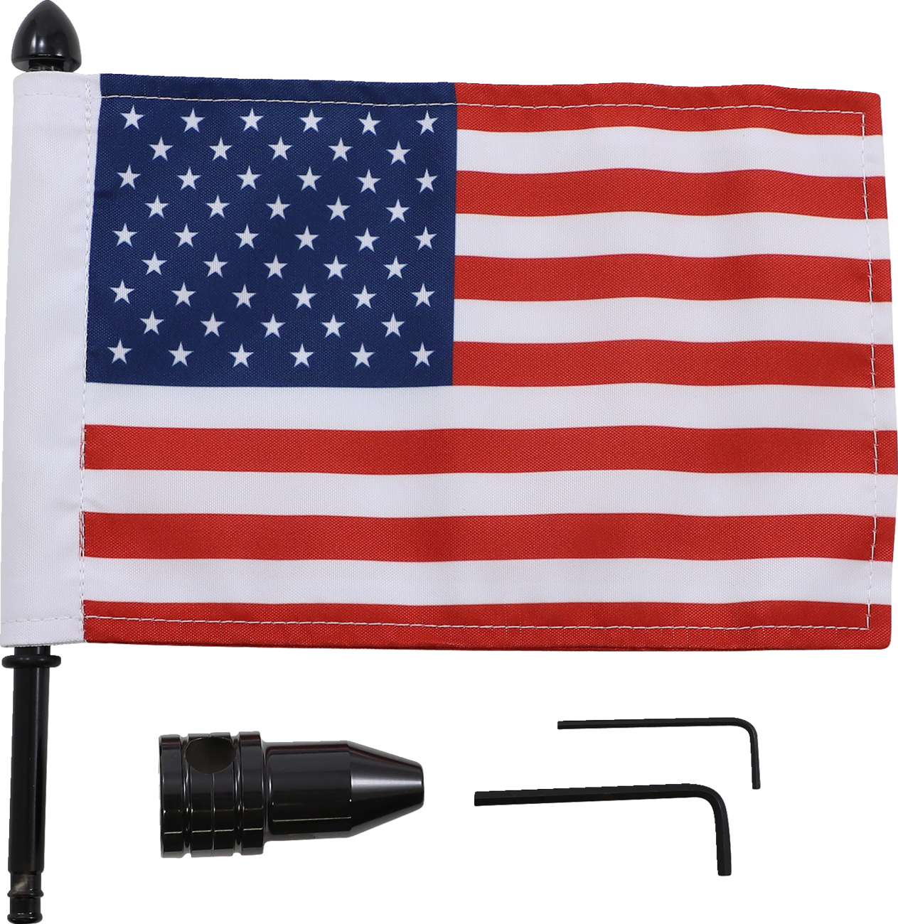 Saddlebag Bar Flag Mount With Flag