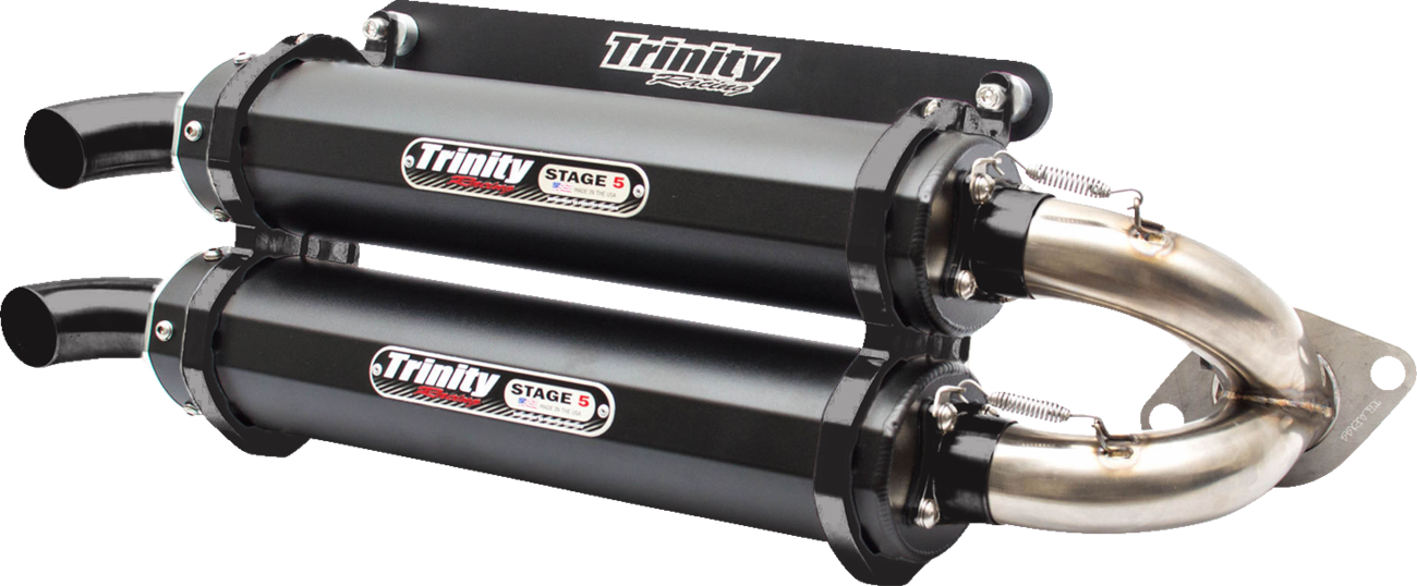 Trinity Racing Stage 5 Slip-On Exhaust Polaris RZR XP / XP 4 1000 2015-2023