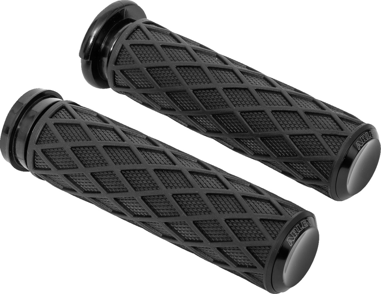 Arlen Ness Diamond Grips For Harley With Dual Cable Throttle
