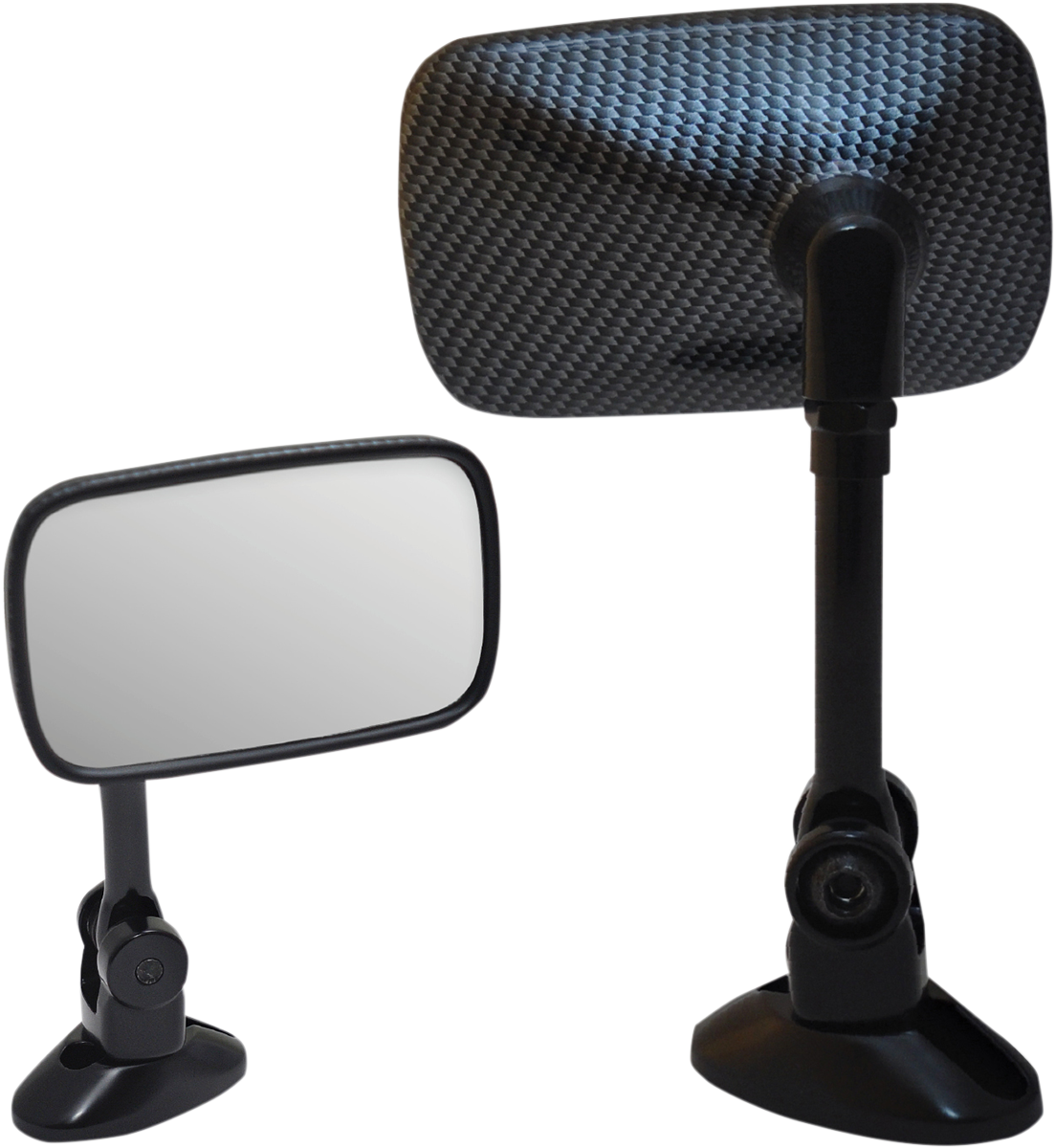 Parts unlimited Mini Fairing Mount Mirror — Rectangle