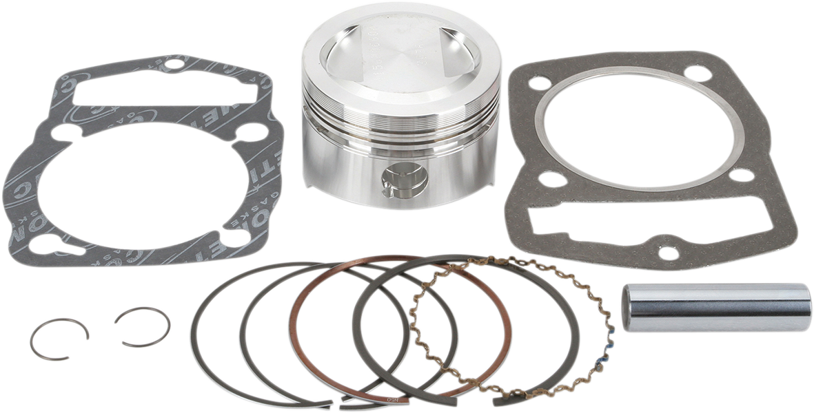 Wiseco Piston Kit with Gaskets for 4-Stroke 1986-1987 Honda XR185 / 1986-1991 Honda XR200 / 1986-1991 Honda XL185S
