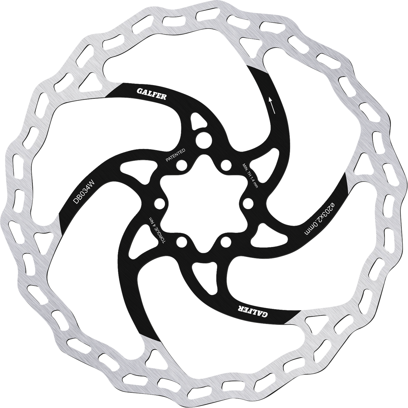 GALFER Fixed Bicycle Brake Rotor