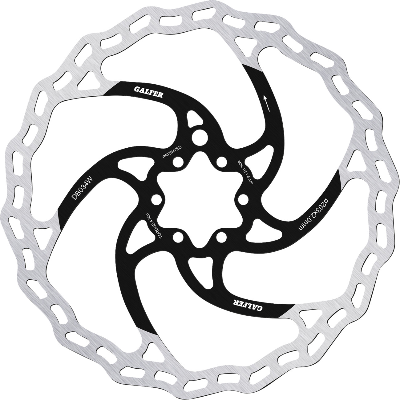 GALFER Fixed Bicycle Brake Rotor