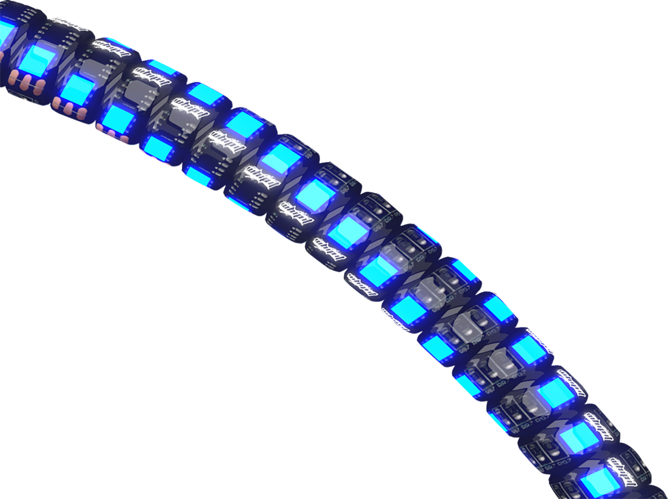 Whipitlightrods 3' Whip Light Rod - Bluetooth® - RGB