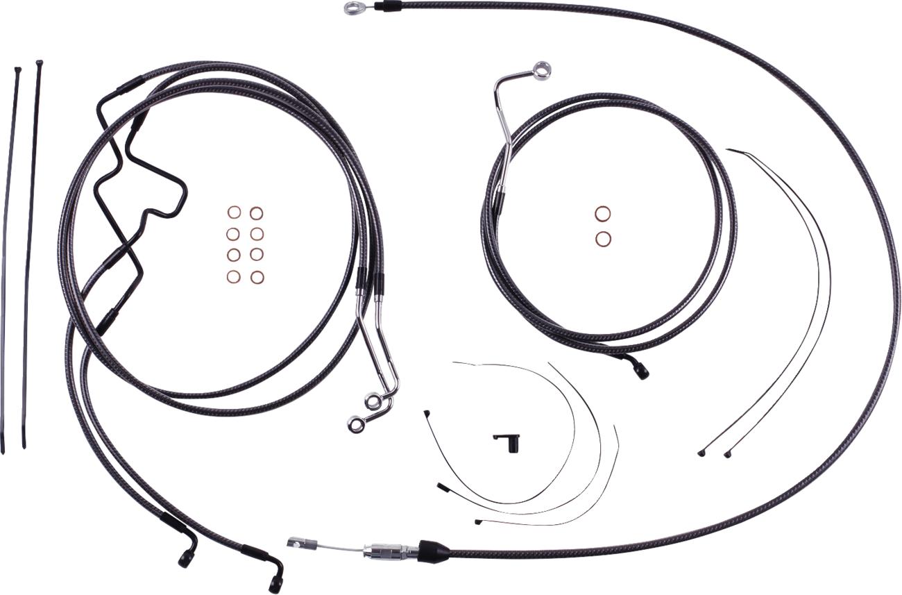 Magnum shielding KARBONFIBR Designer Handlebar Installation Kit - 6" - '21-'23 FLTR 2021-2023 Harley Davidson FLTRK Road Glide Limited / 2021-2023 Harley Davidson FLTRX Road Glide / 2021-2023 Harley Davidson FLTRXS Road Glide Special