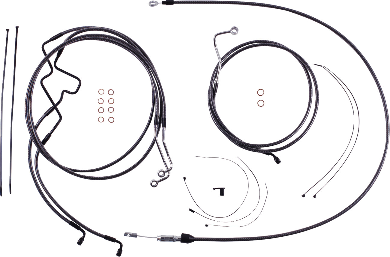 Magnum shielding KARBONFIBR Designer Handlebar Installation Kit - 6" - '21-'23 FLTR 2021-2023 Harley Davidson FLTRK Road Glide Limited / 2021-2023 Harley Davidson FLTRX Road Glide / 2021-2023 Harley Davidson FLTRXS Road Glide Special