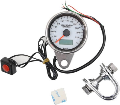 Drag Specialties KPH Electronic Speedo Odometer Speedometer Harley Davidson