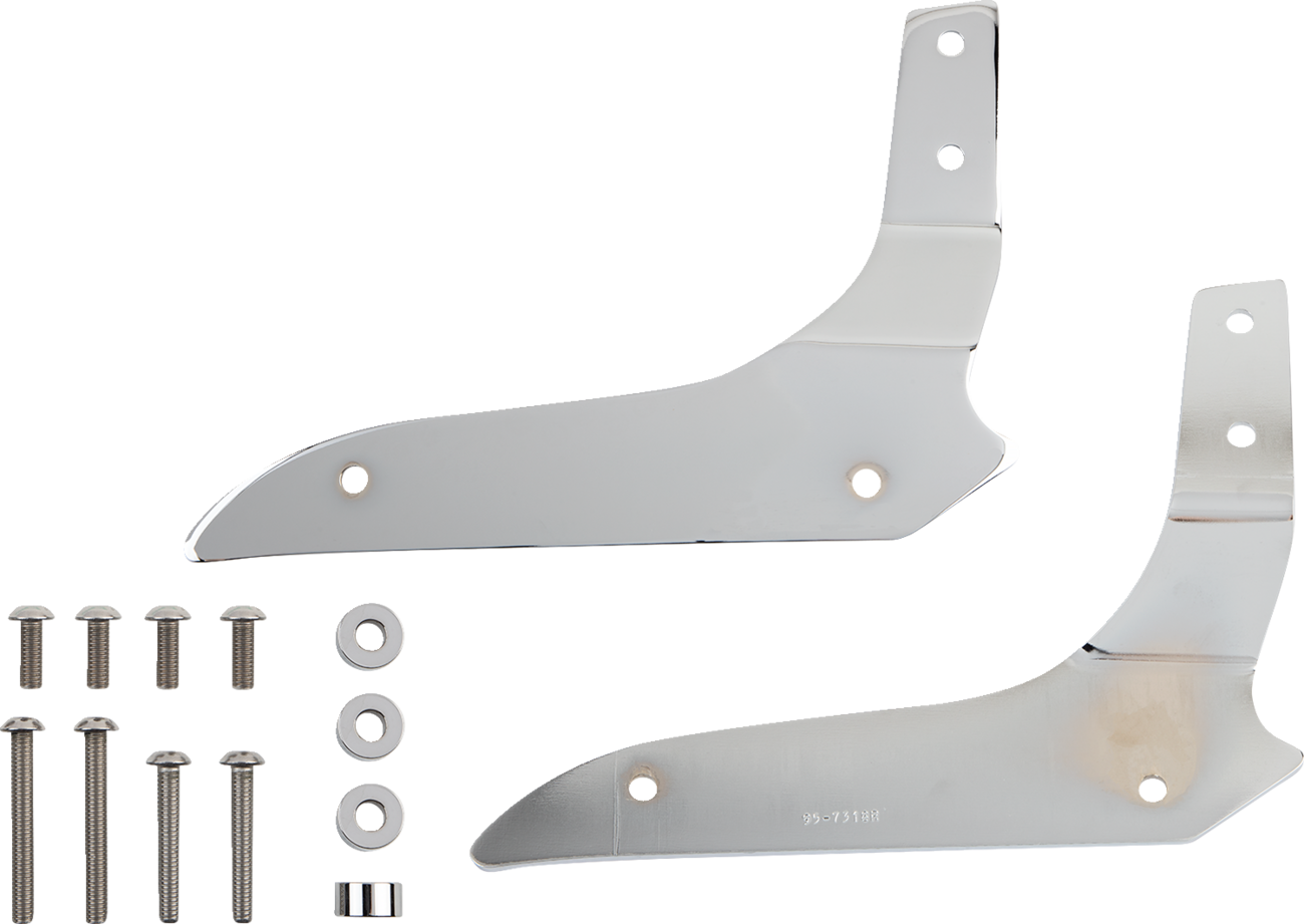 COBRA SHORT ROUND SISSY BAR W/PAD CHROM YAM STRYKER 11-18