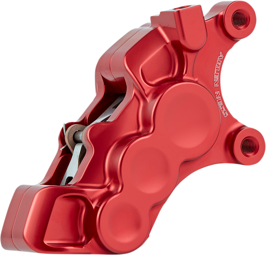 Arlen ness 6-Piston Caliper - 11.8" - Red Harley Davidson