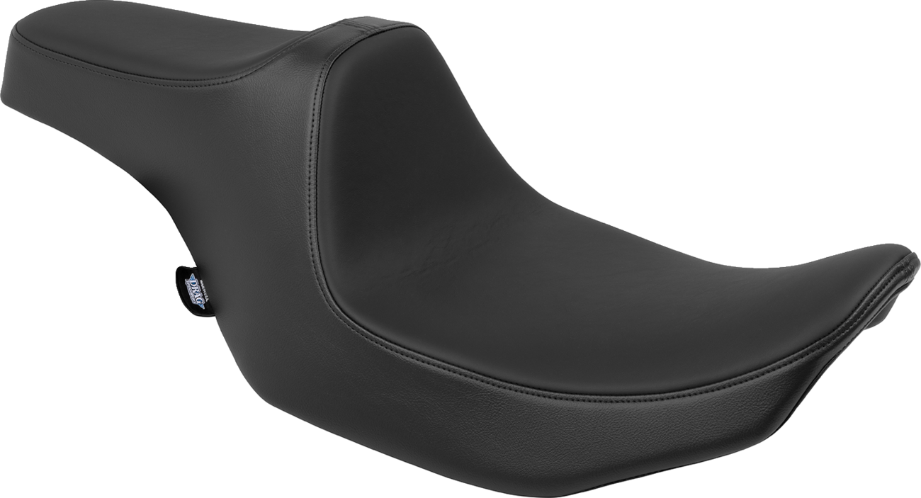 Drag specialties seats Predator III Seat - Smooth - Black Solar Leather - FLT/FLH '23-'24 Harley Davidson