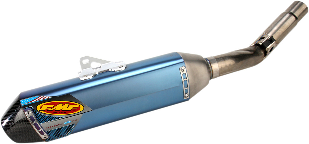 FMF Factory 4.1 RCT Anodized Titanium Silencer with Carbon End Cap