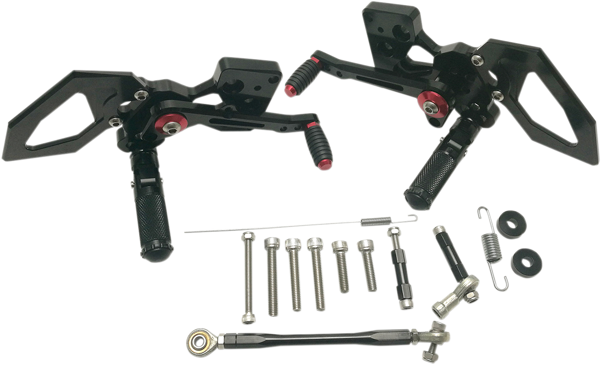 Mgp MGP Rearset - Black - Kawasaki