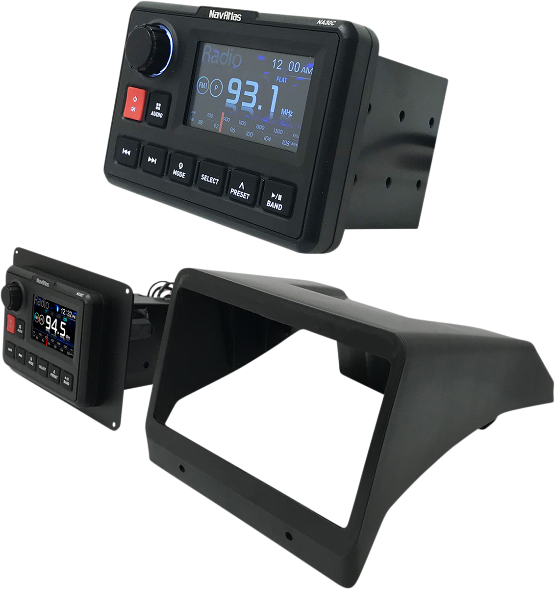 NavAtlas Radio Kit With Mount Can-Am Maverick X3 2017-2021