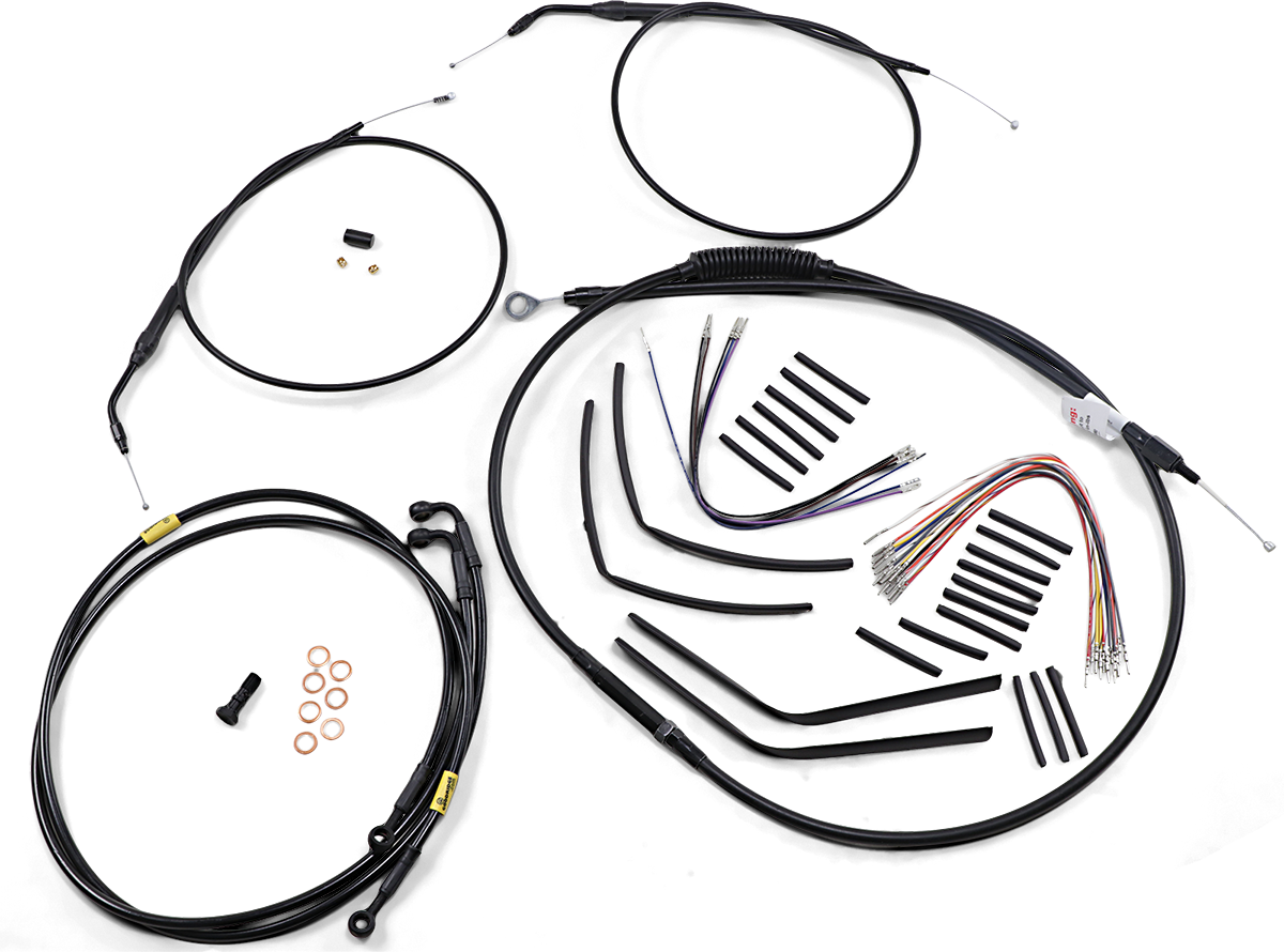 Burly Handlebar Cable Installation Kit For Harley Fat Bob 2008-2011