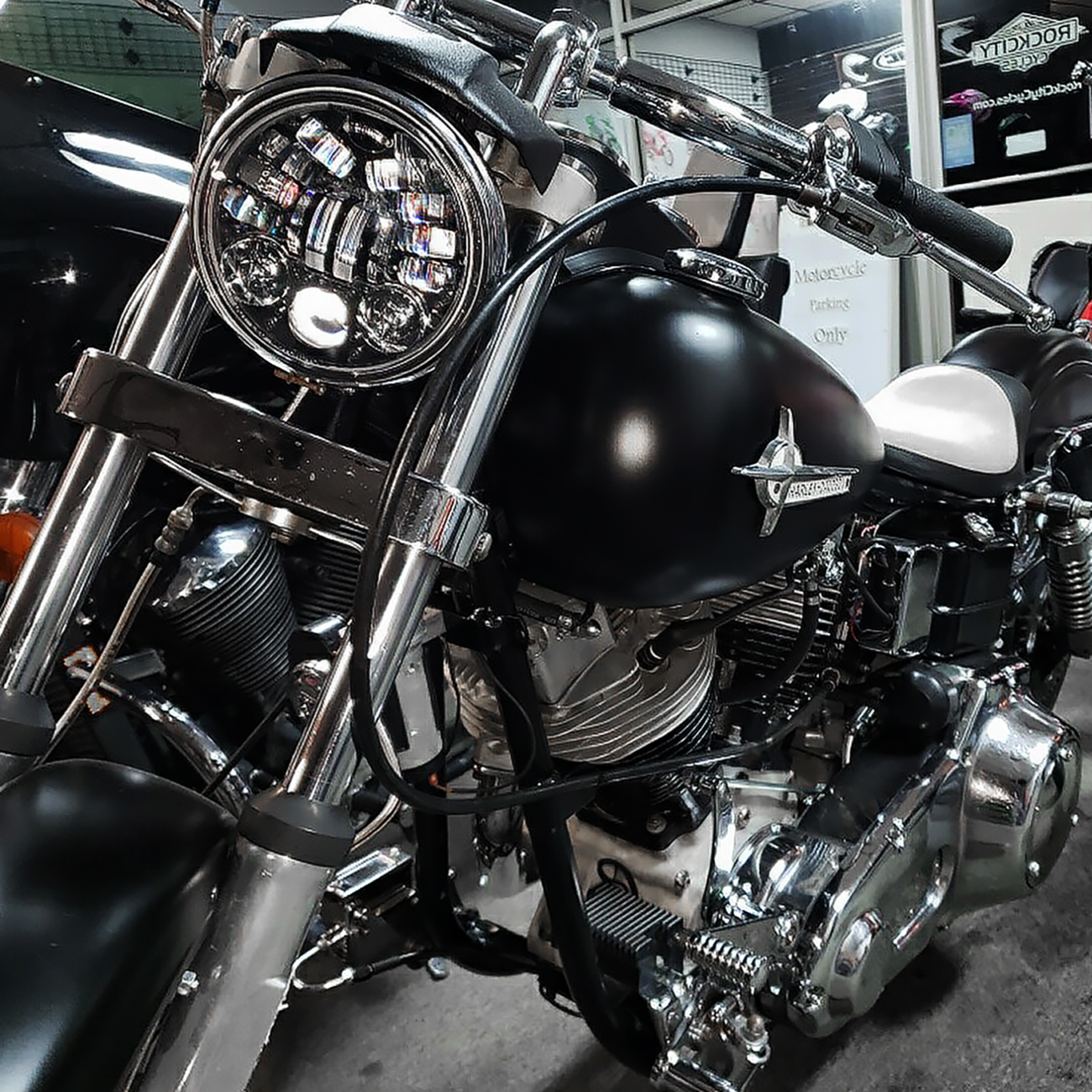 J.w. speaker Adaptive 2 LED Headlight - 5-3/4" - Chrome