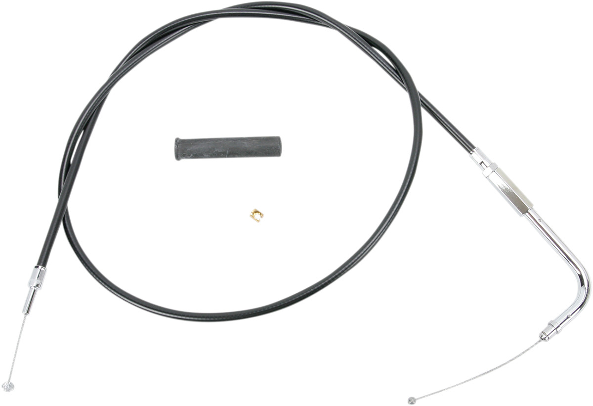 Drag Specialties Black Vinyl Throttle/Idle Cable