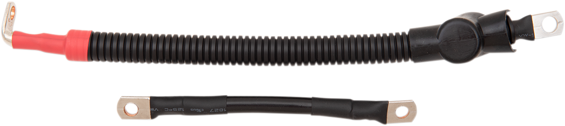 Drag specialties Black Battery Cable Set - '09-'17 ST Harley Davidson