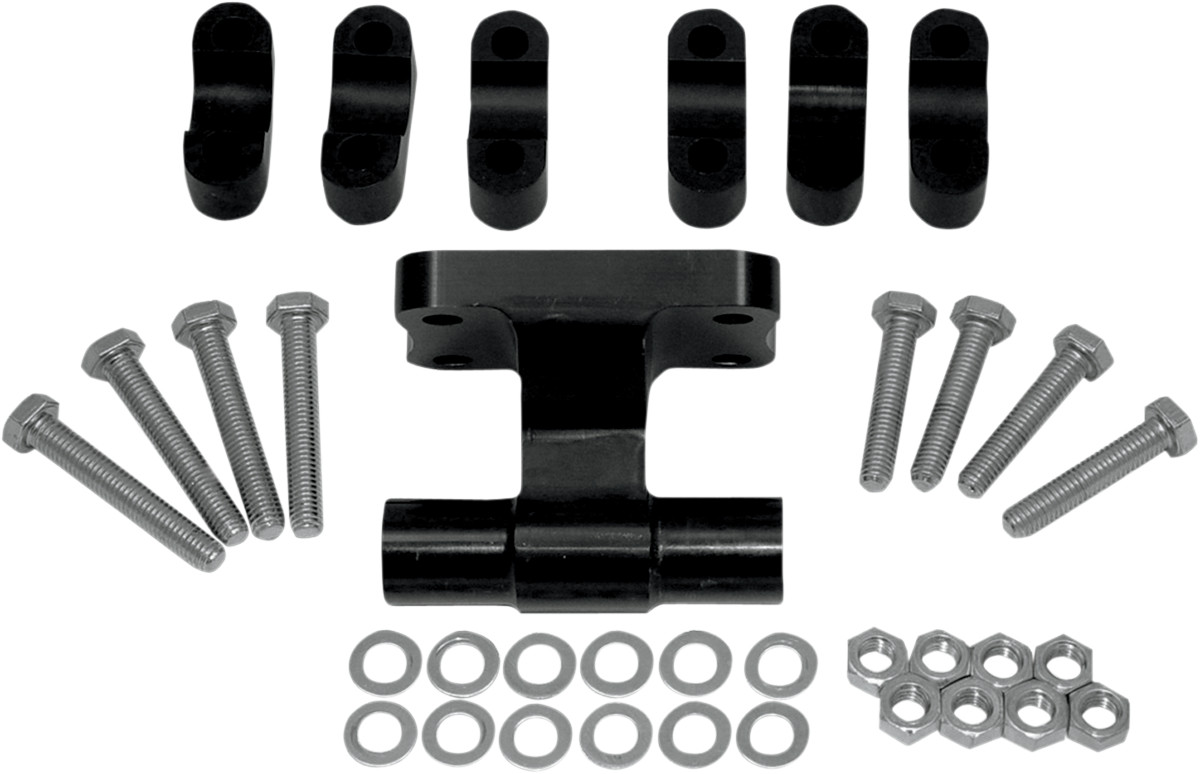 Powermadd Universal Pivoting Handlebar Riser System - 3" Yamaha/Polaris