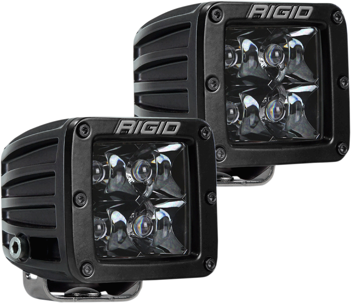 Rigid D-Series Pro Midnight Surface Mount 3" LED Pod Spotlight - Dual Pack
