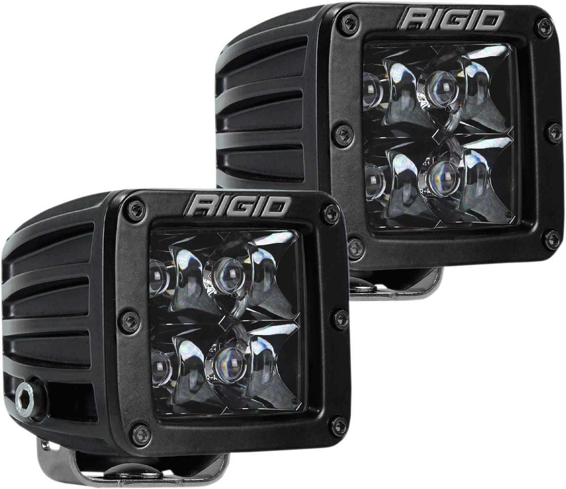 Rigid D-Series Pro Midnight Surface Mount 3" LED Pod Spotlight - Dual Pack