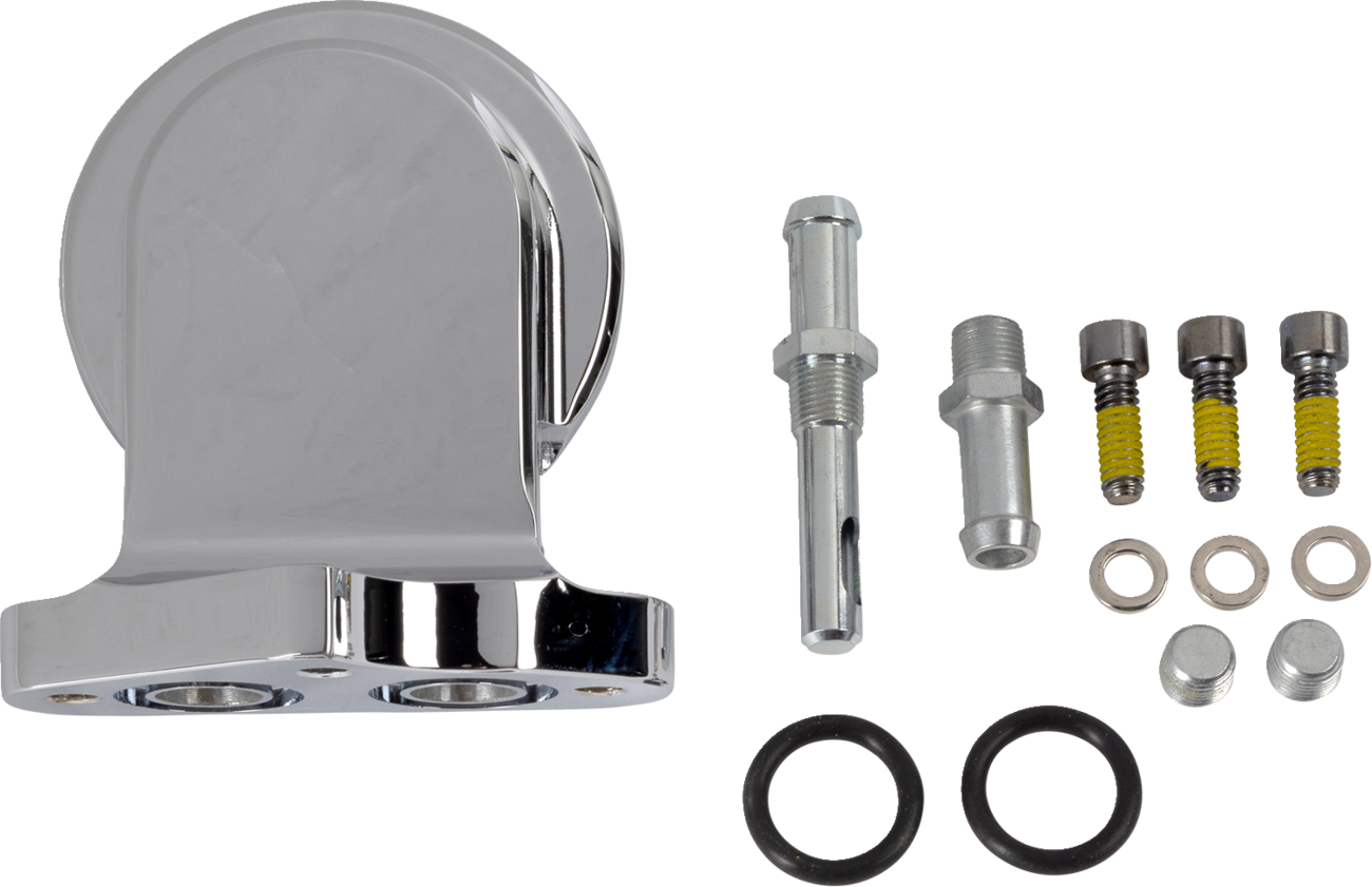 S&s cycle Oil Filter Mounting Bracket Kit - Chrome Harley Davidson