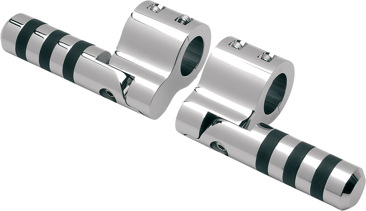Lindby Wide O Ring Style Clamp On Foot Pegs for Linbar