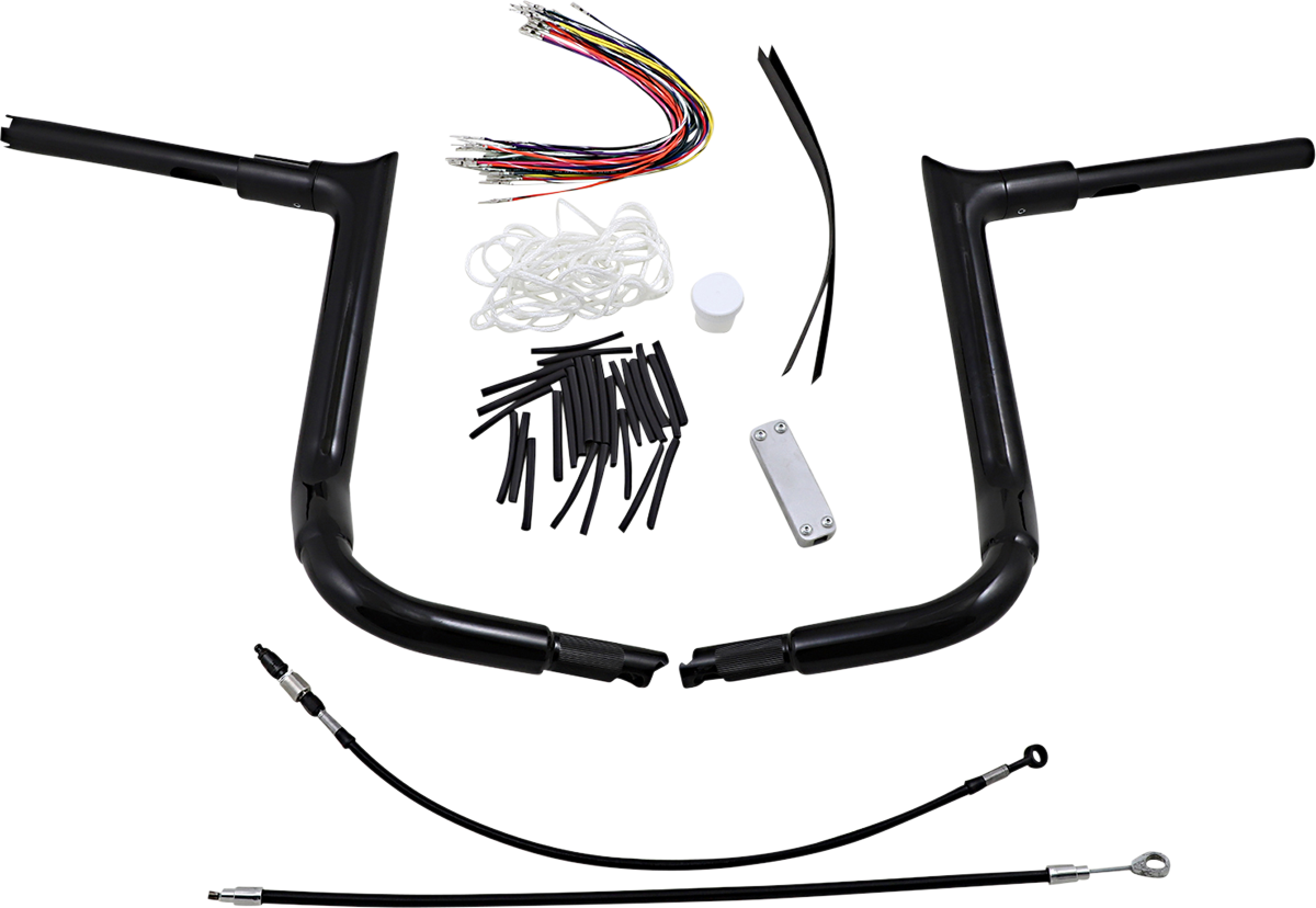 Fat Baggers Inc. 1 1/2" Pointed Top EZ Install Handlebar Kit For Harley Touring 2008-2013