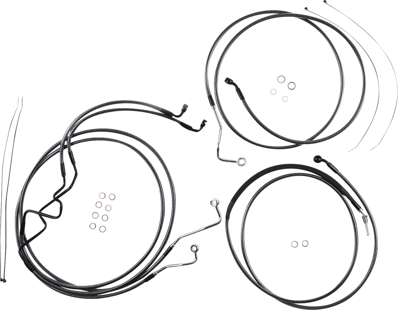 Magnum shielding KARBONFIBR Designer Handlebar Installation Kit - 8" - '17-'20 FLHR 2017-2020 Harley Davidson FLHR Road King