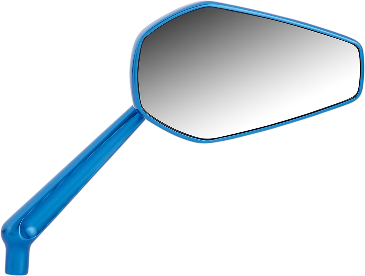 Arlen ness Mirror - Mini/Stocker - Side View - Hexagon - Blue - Right