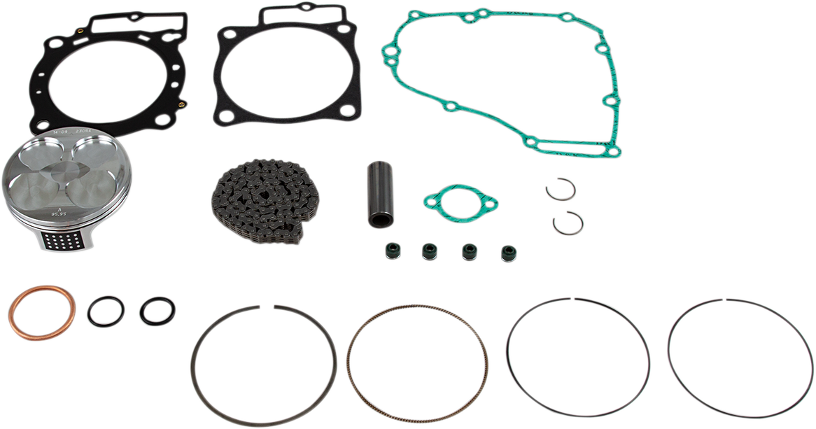 Vertex Top End Piston Kit Forged High Compression for 4-Stroke 2013-2016 Honda CRF450R