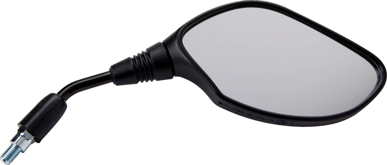 Parts unlimited Mirror - Side View - Oval - Black - Right Honda