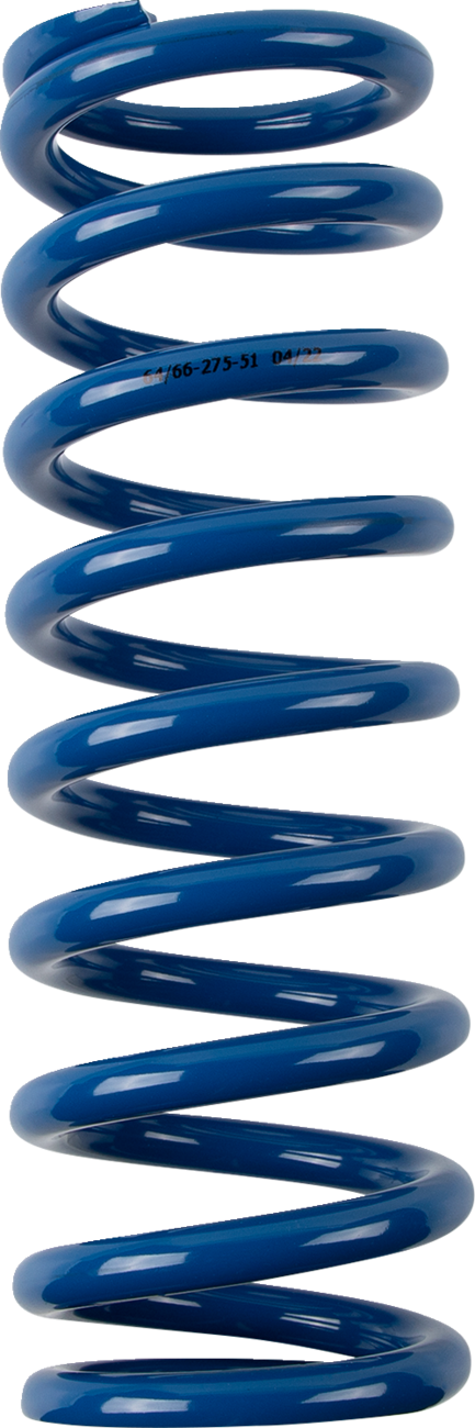 Moose offroad Shock Spring - 64/66 mm OD - 51 n/mm - Blue Yamaha