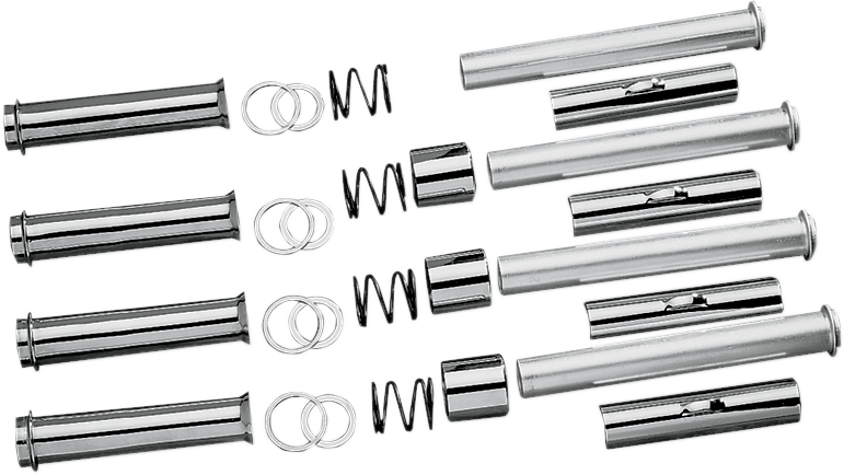 Drag specialties Pushrod Tube Kit - Chrome - Big Twin Harley Davidson