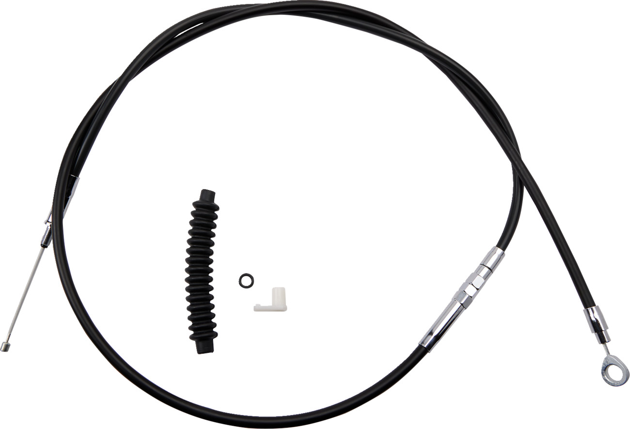 Drag Specialties High-Efficiency Black Vinyl Clutch Cable