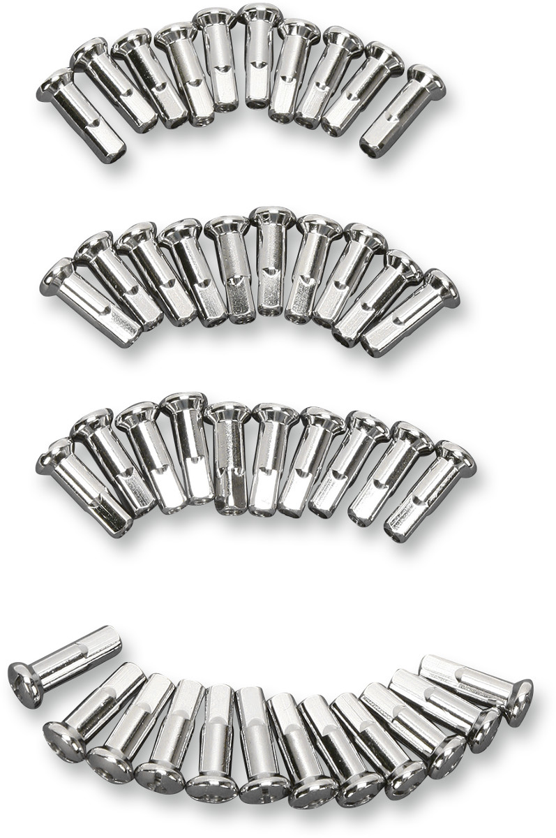 Drag specialties Spoke Nipples - Chrome - Extra Long