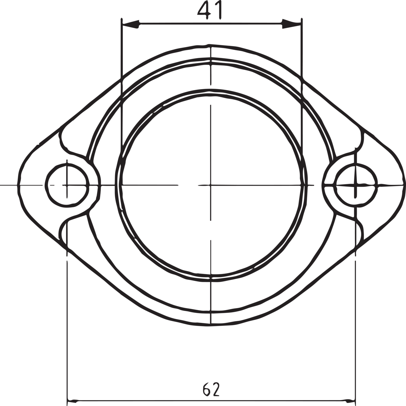 Carburetor Mounting Flange