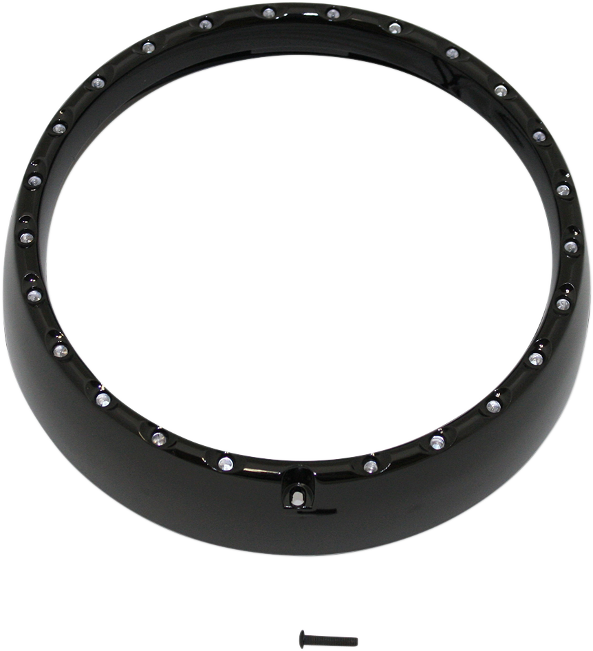 Custom Dynamics 7" Halo Headlight Trim Ring For Harley Touring 2006-2013