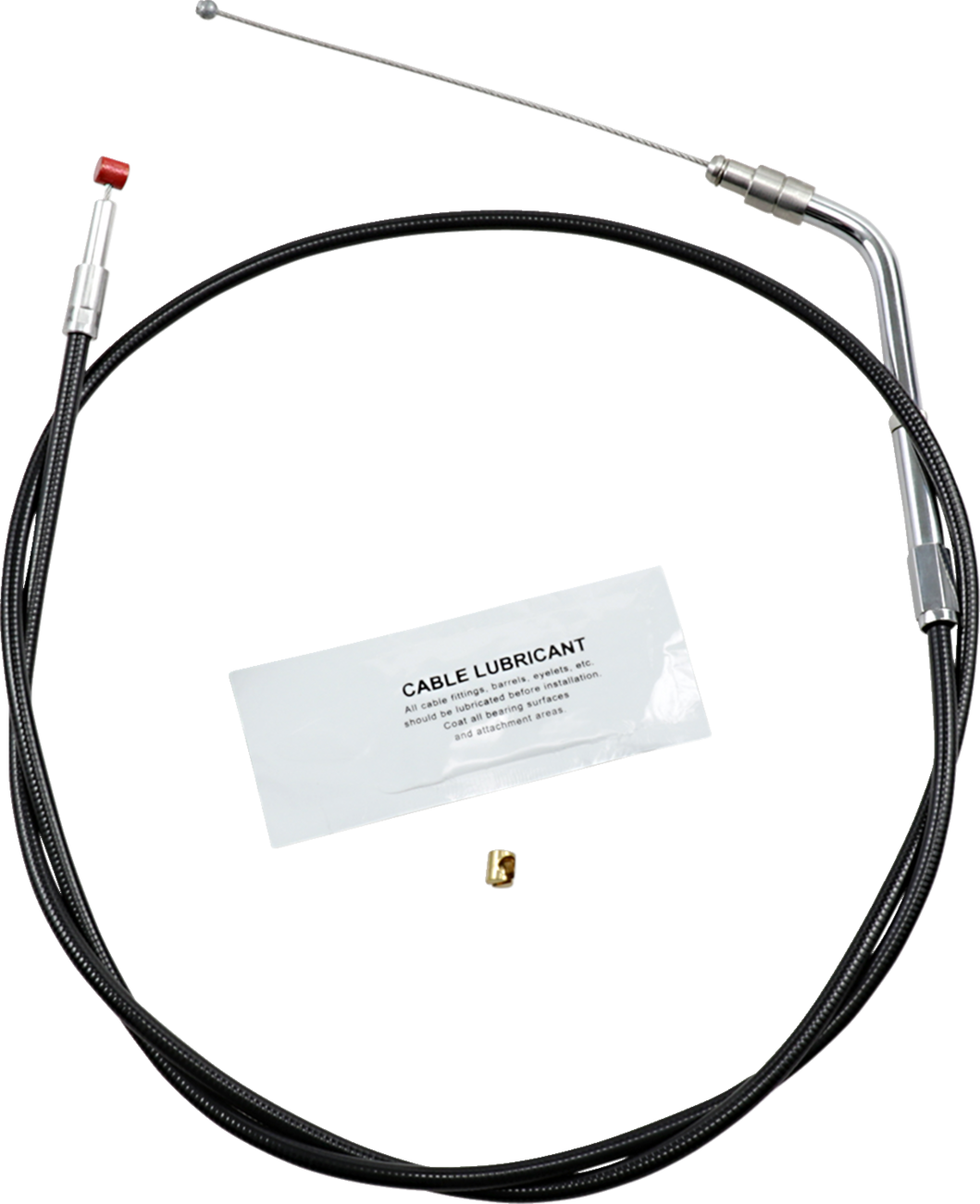 Barnett Black Vinyl Throttle Cable For Harley Touring 2007