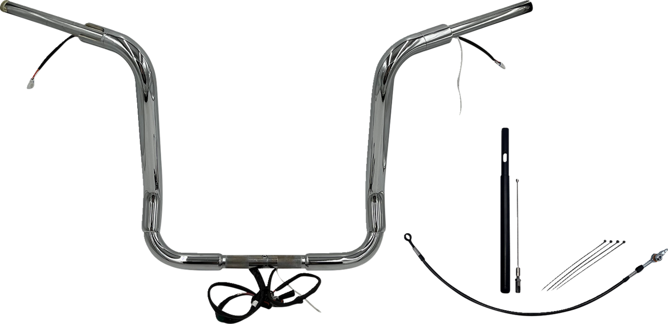FAT BAGGERS INC. EZ Install Wired 1-1/2" Round Top Handlebar Kit
