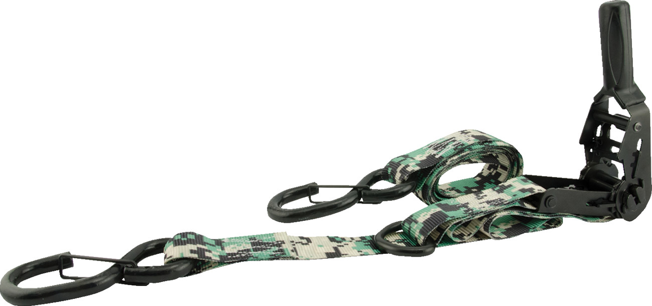 ERICKSON 1-1/4" X 8' Camouflage Ratchet Tie-Down Straps