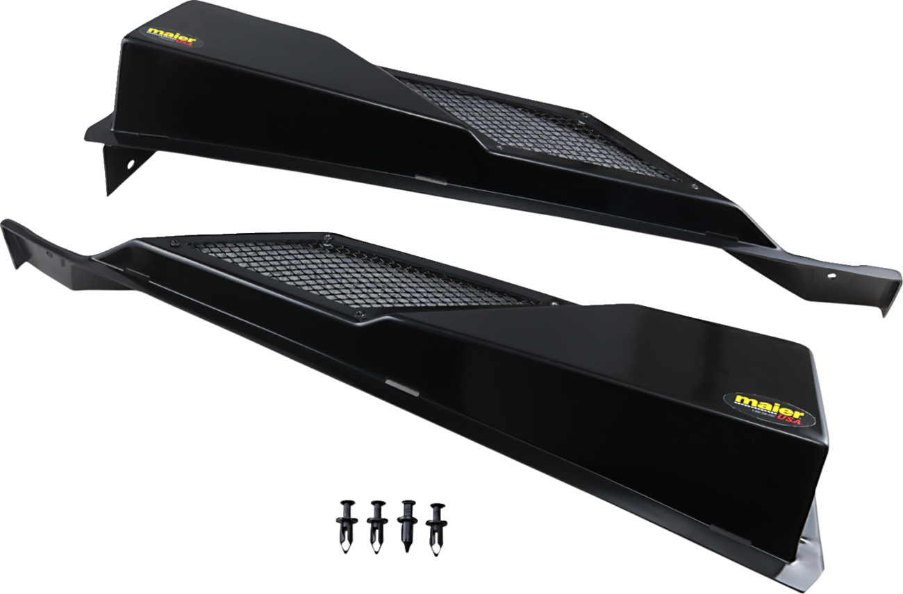 Maier Turbo Intake Scoops - Black Polaris